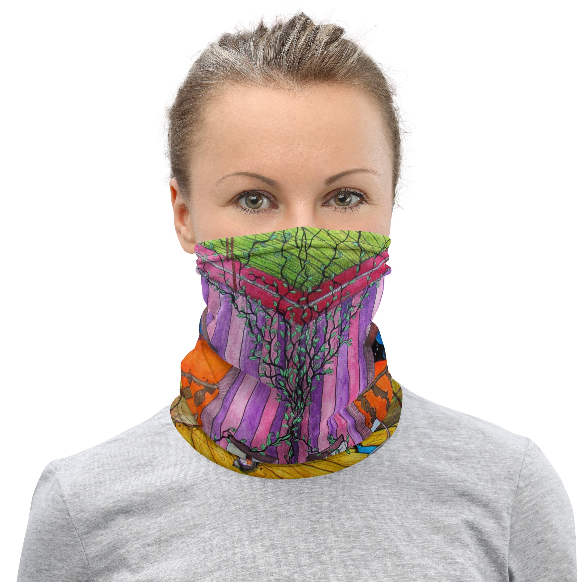 Stairs Neck Gaiter