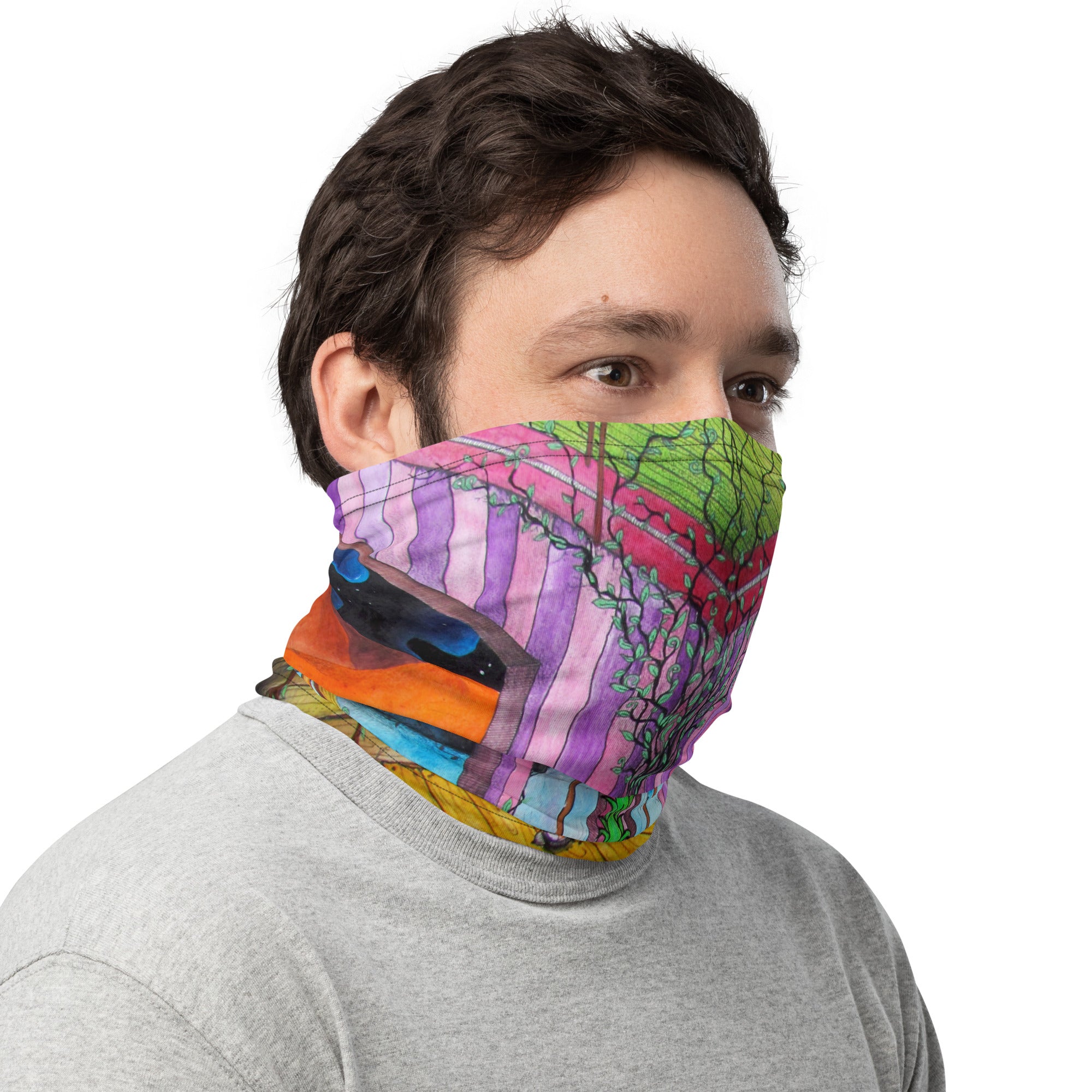 Stairs Neck Gaiter