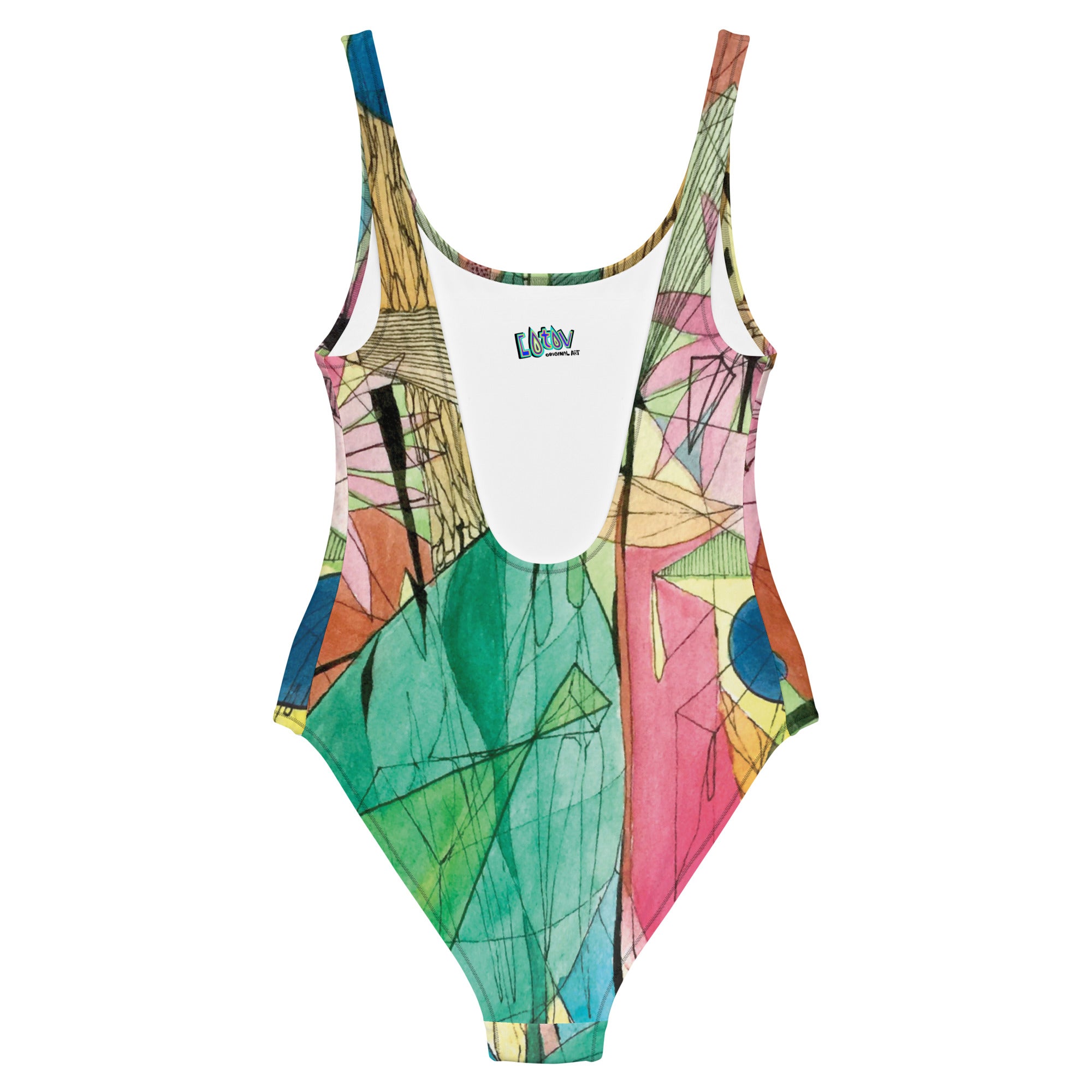 Flower One-Piece Swimsuit