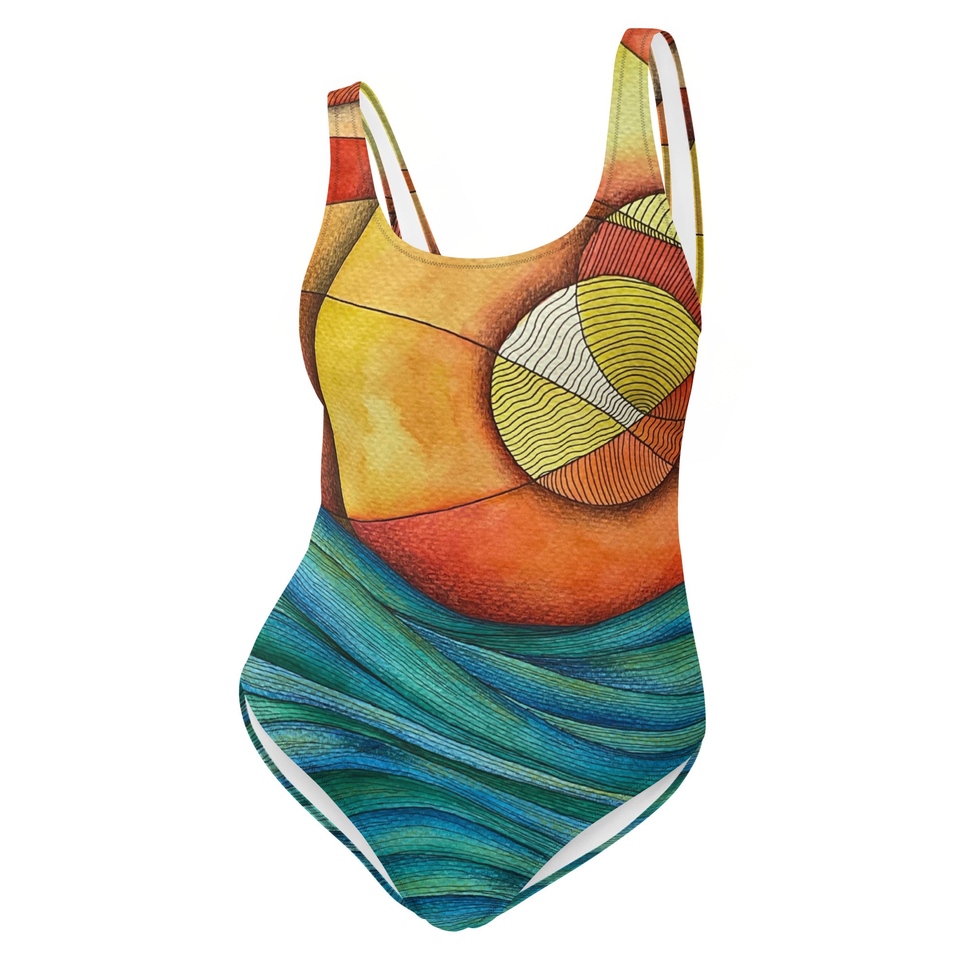 Waves One-Piece Swimsuit