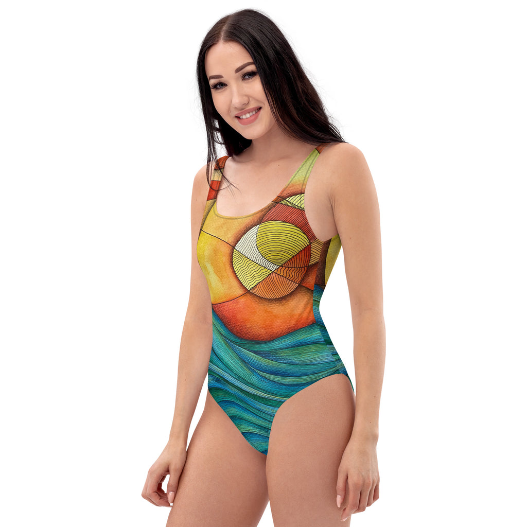 Waves One-Piece Swimsuit