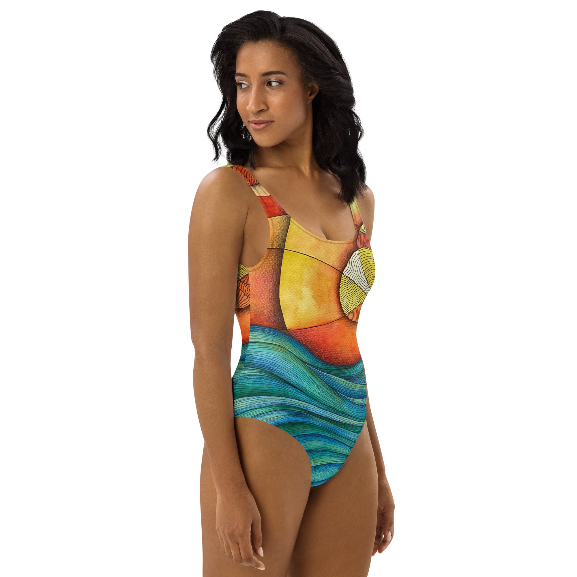 Waves One-Piece Swimsuit