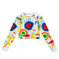 Stellar long-sleeve crop top