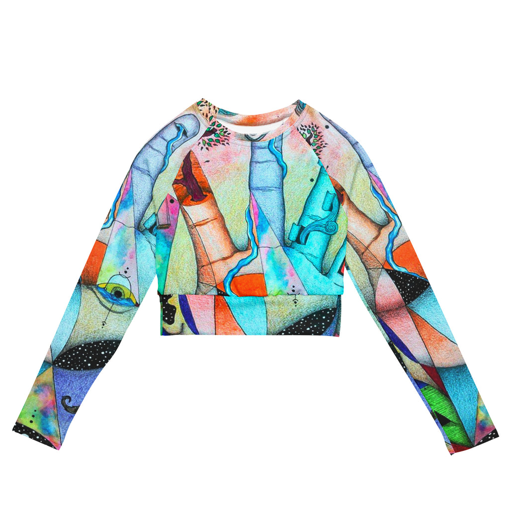 Elemental long-sleeve crop top