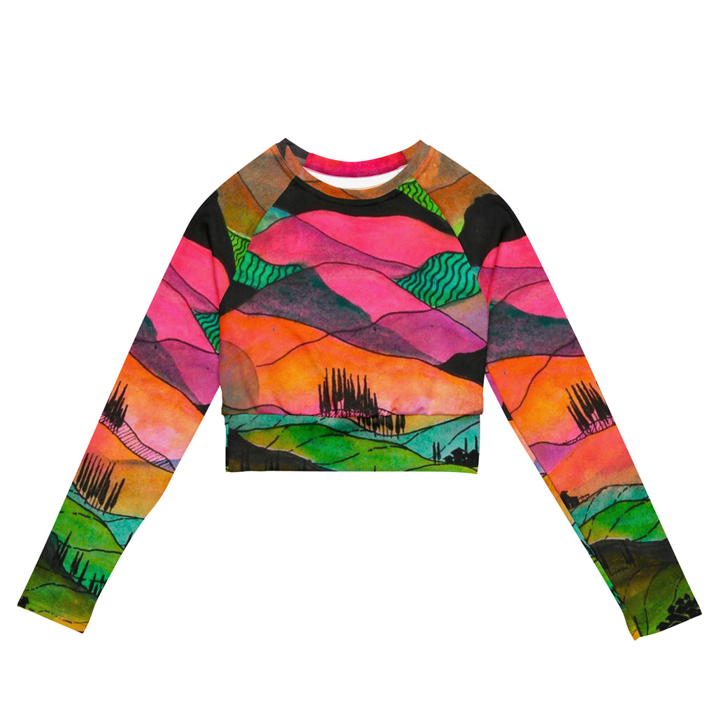 Dreams long-sleeve crop top