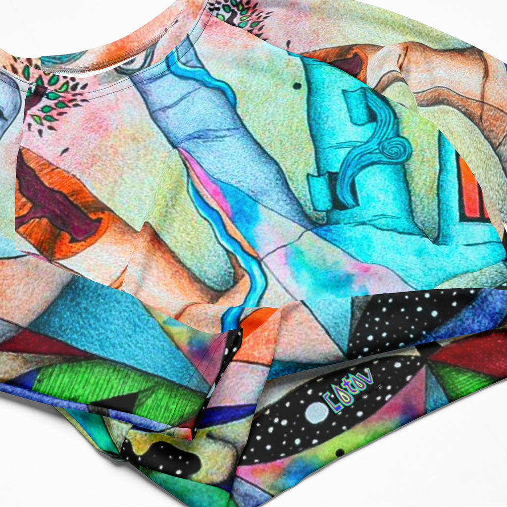 Elemental long-sleeve crop top