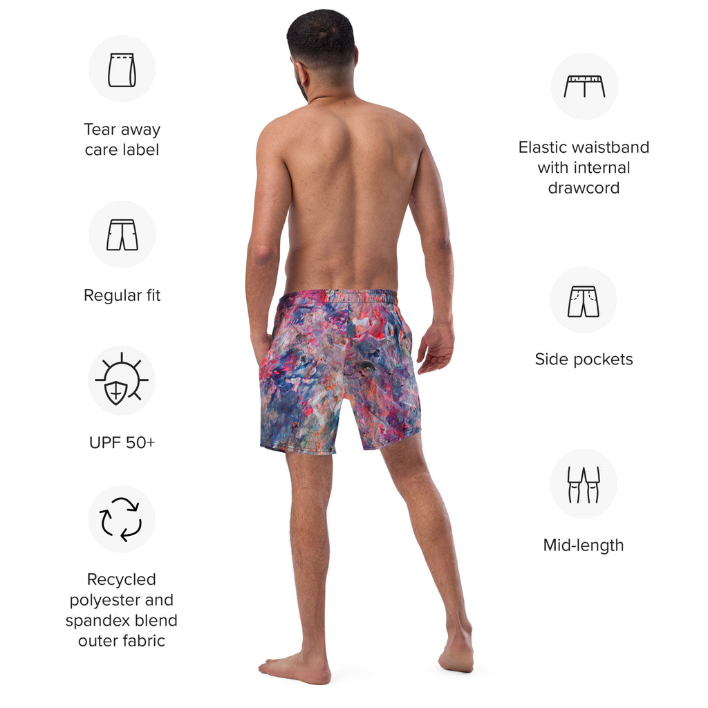 Clouds Men's swim trunks