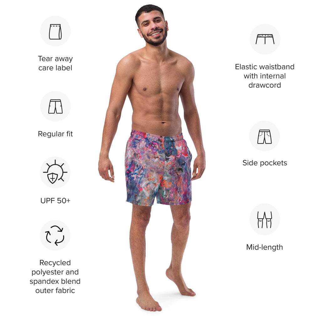 Clouds Men's swim trunks
