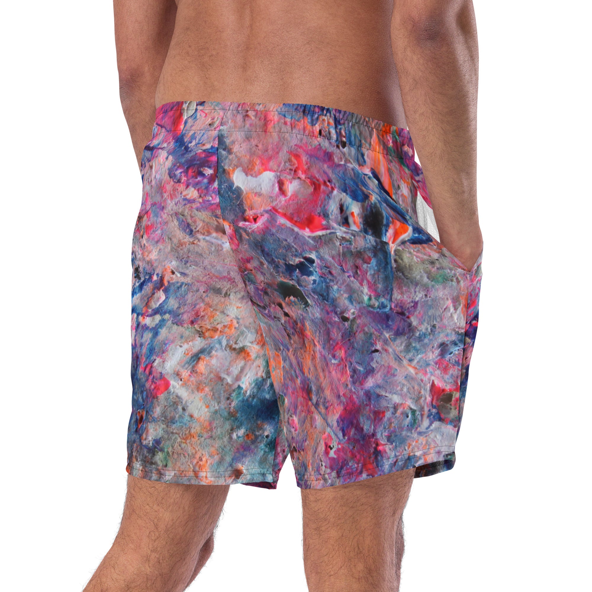 Clouds Men's swim trunks
