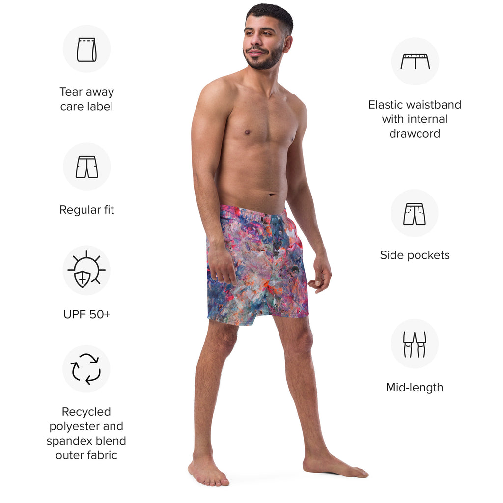 Clouds Men's swim trunks
