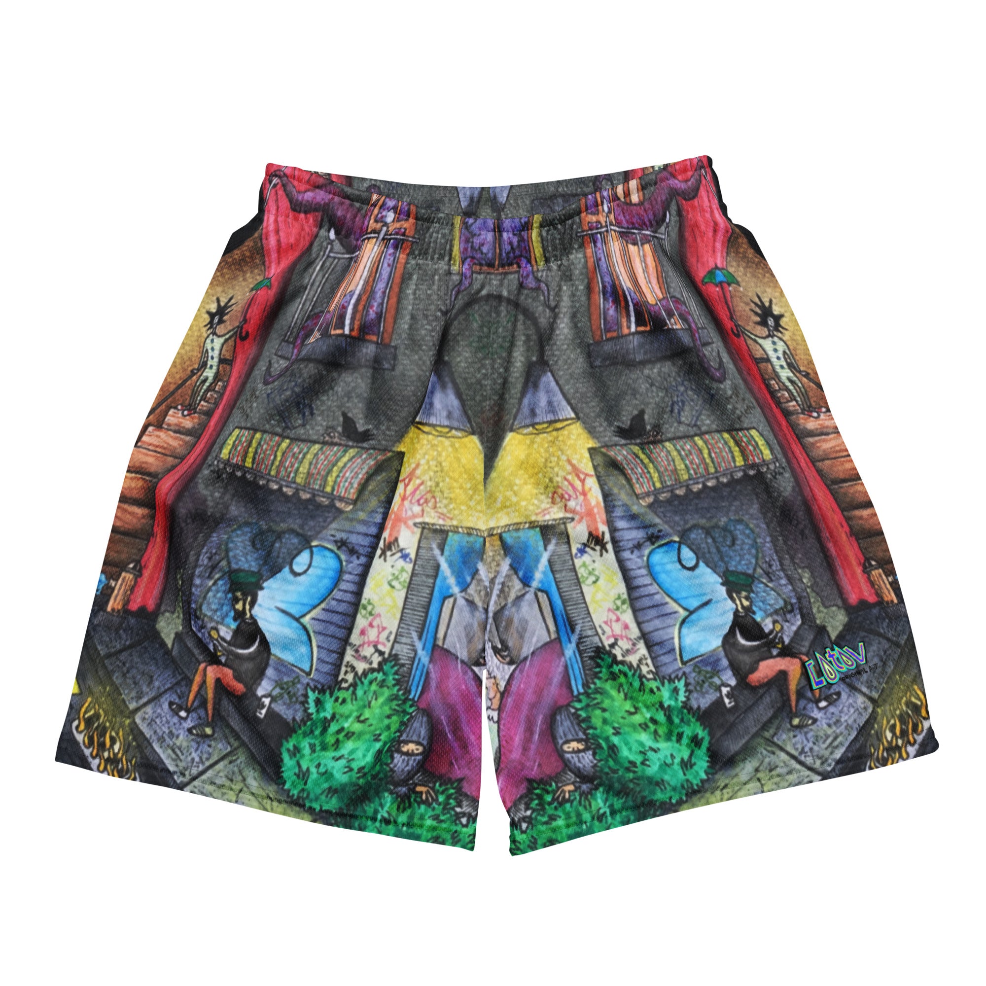 The movie mesh shorts