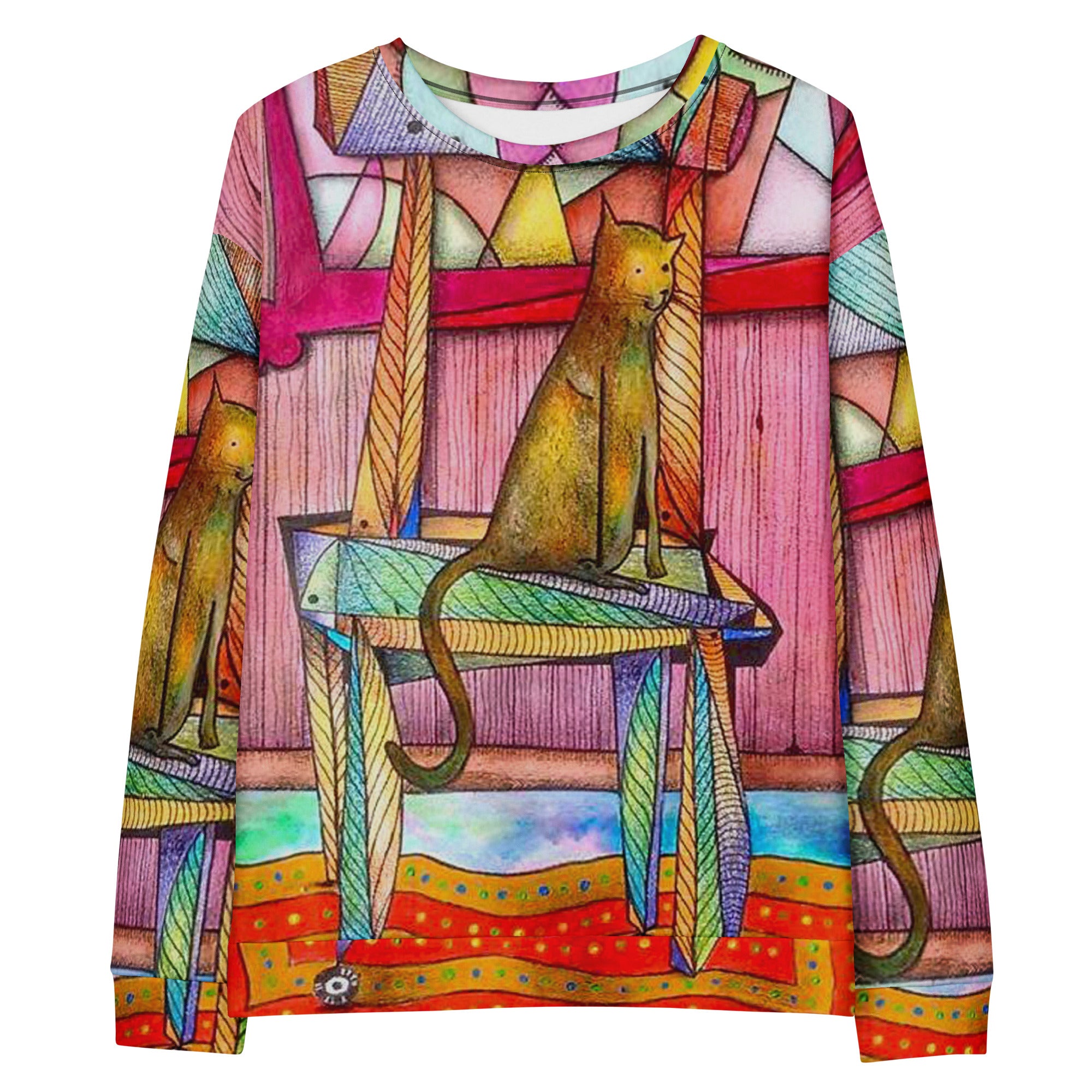 Cat on chair Sweatshirt
