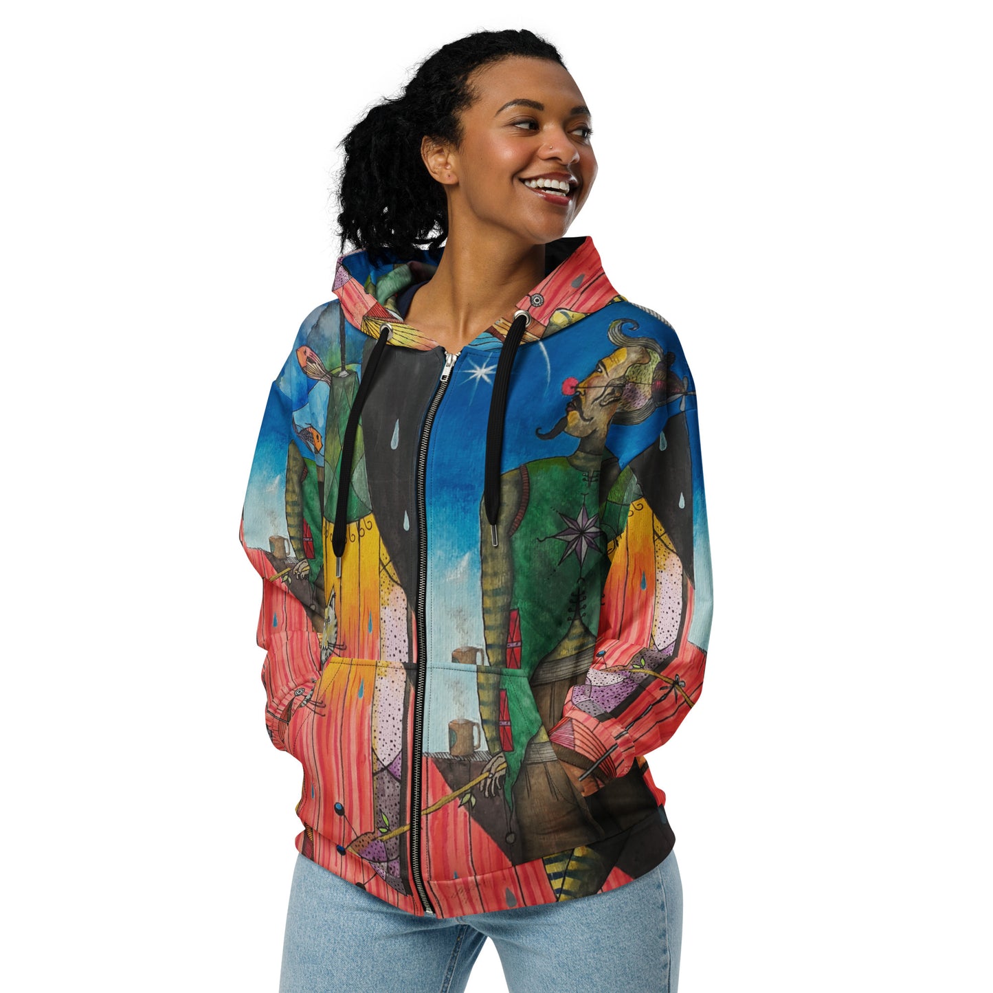 The wait zip hoodie