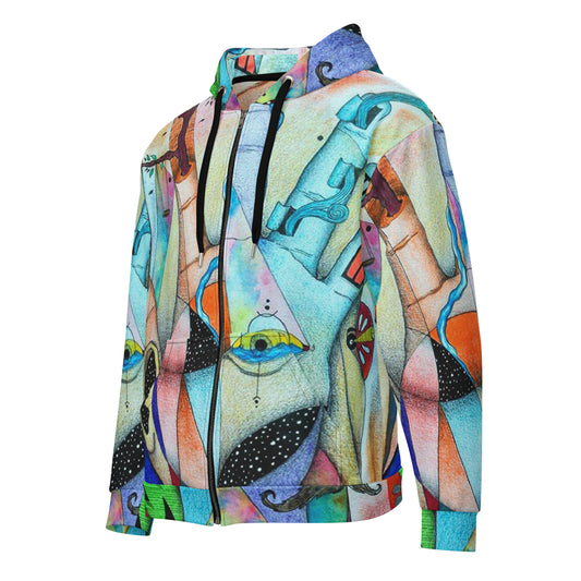 Elemental zip hoodie