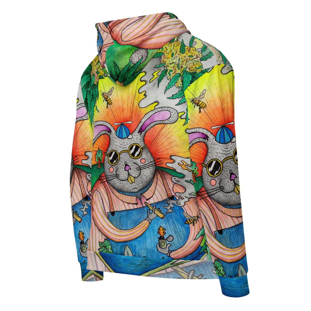 Rabbit zip hoodie