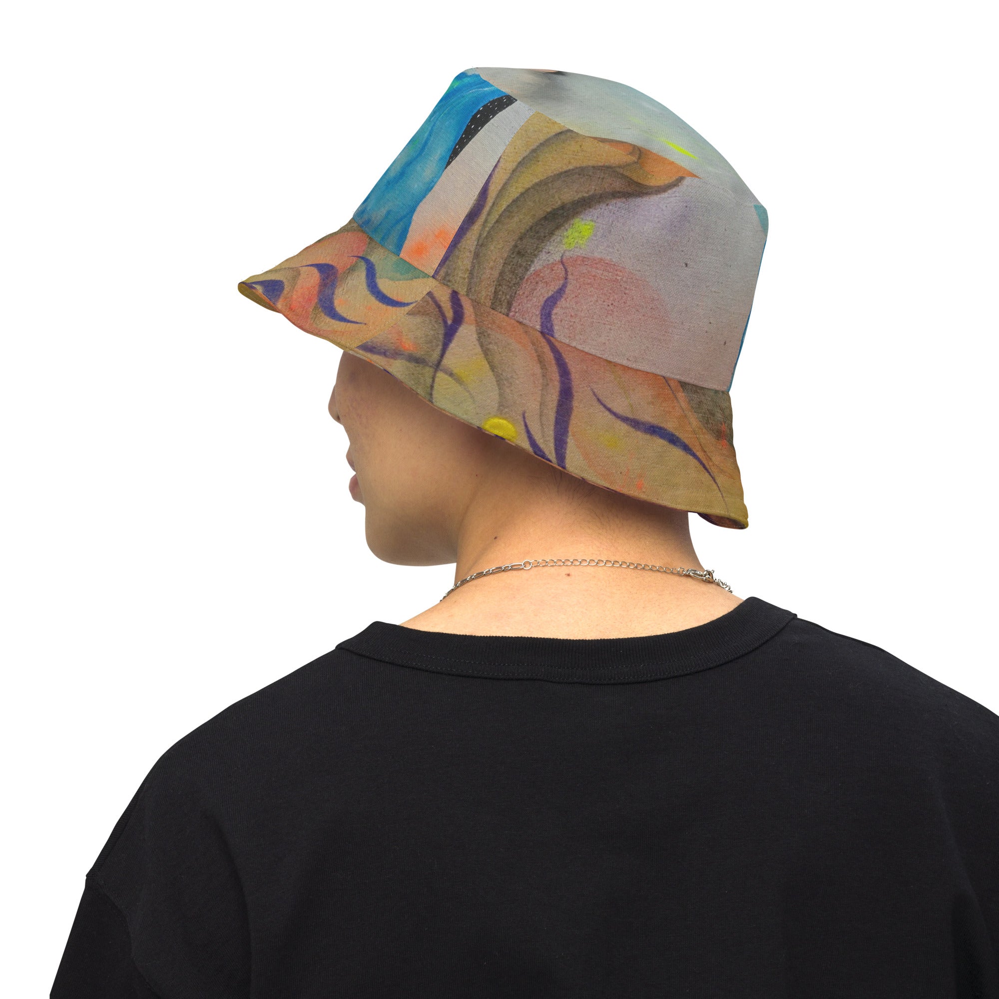 Cosmic teapot Reversible bucket hat