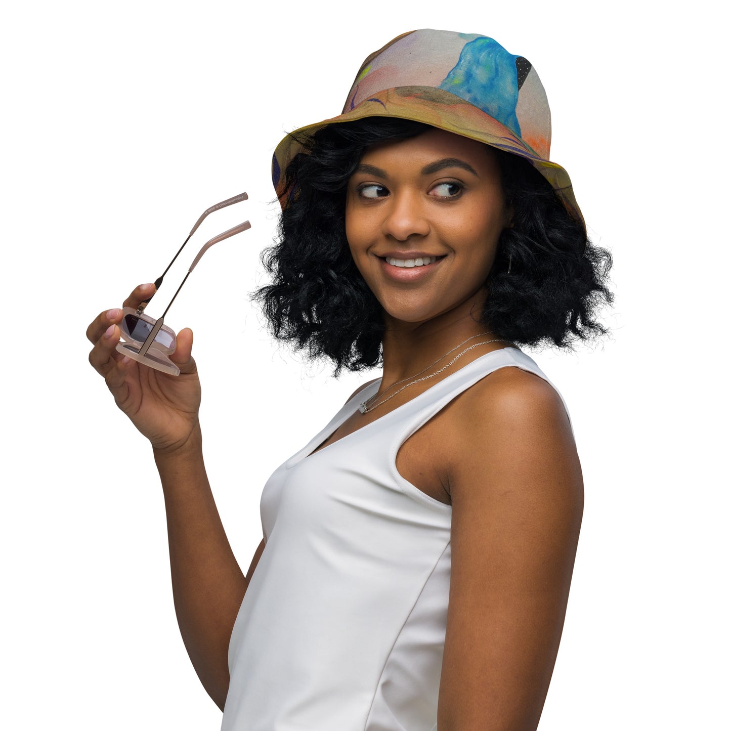 Cosmic teapot Reversible bucket hat