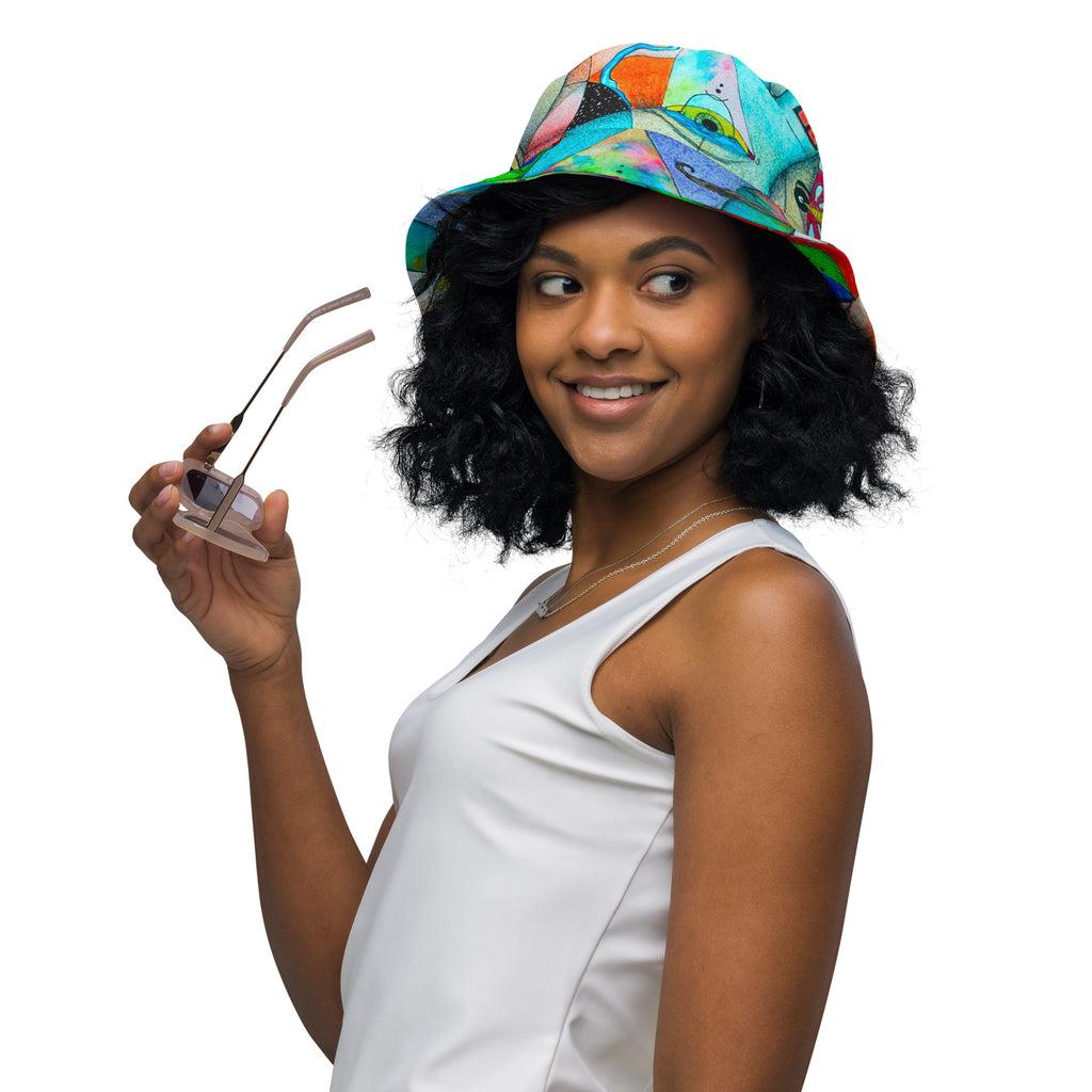 Elemental reversible bucket hat