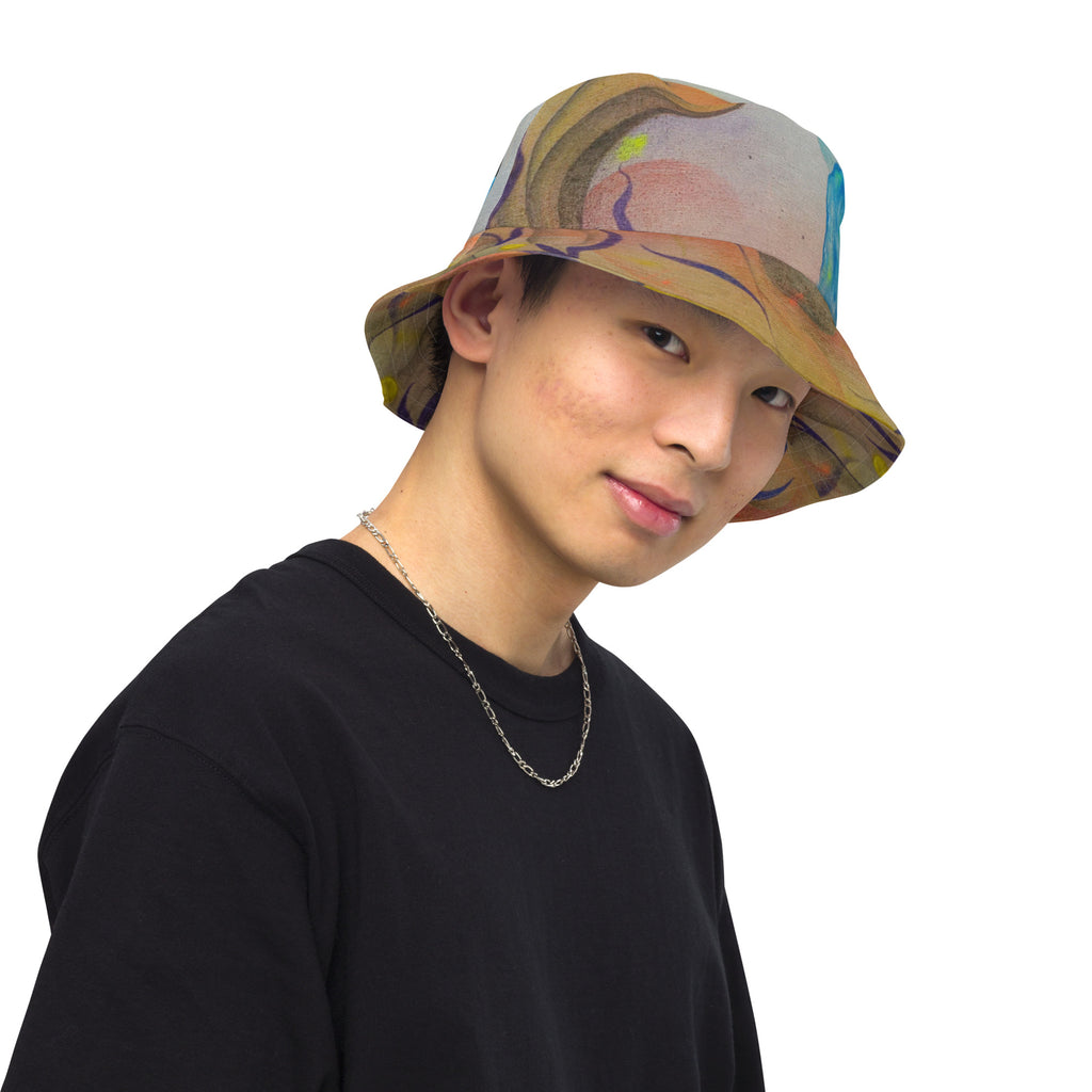 Cosmic teapot Reversible bucket hat