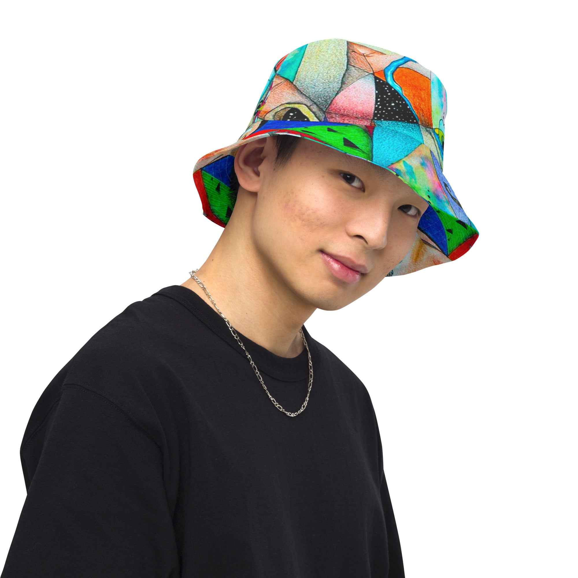 Elemental reversible bucket hat
