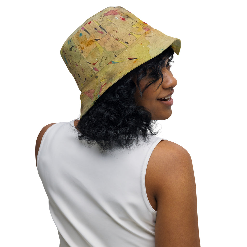 Memories Reversible bucket hat