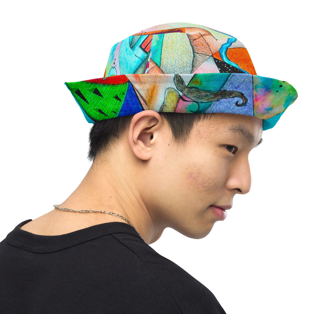 Elemental reversible bucket hat