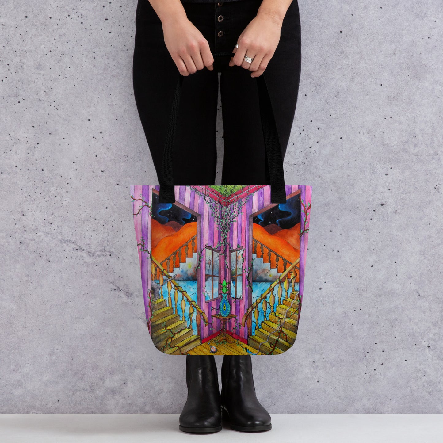 Stairs Tote bag
