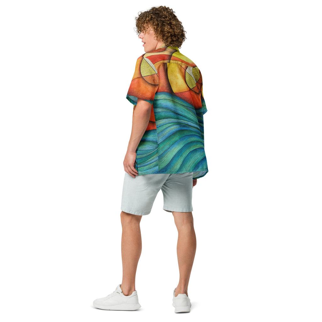 Sunset button shirt