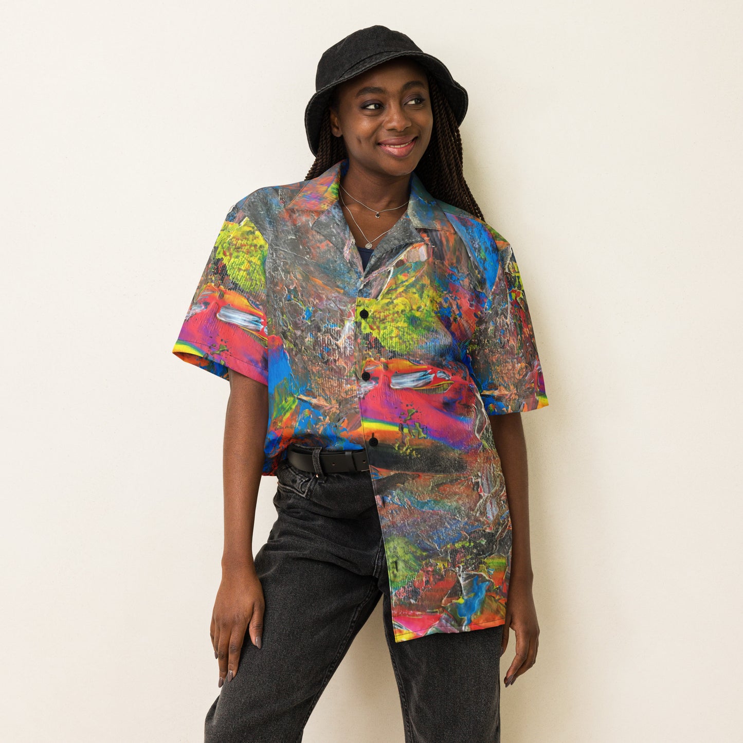 Neón button shirt