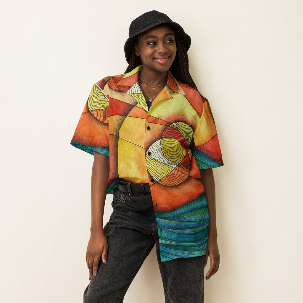 Sunset button shirt