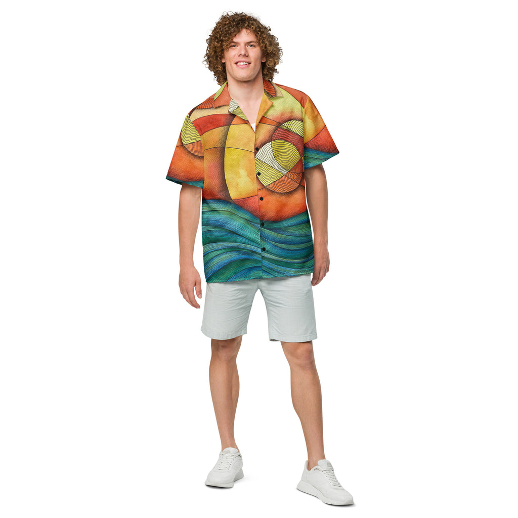 Sunset button shirt