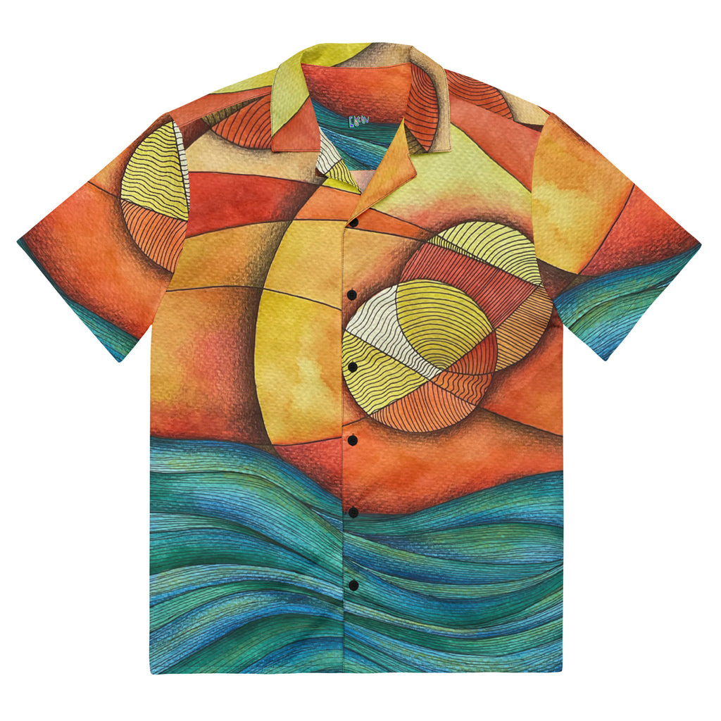 Sunset button shirt
