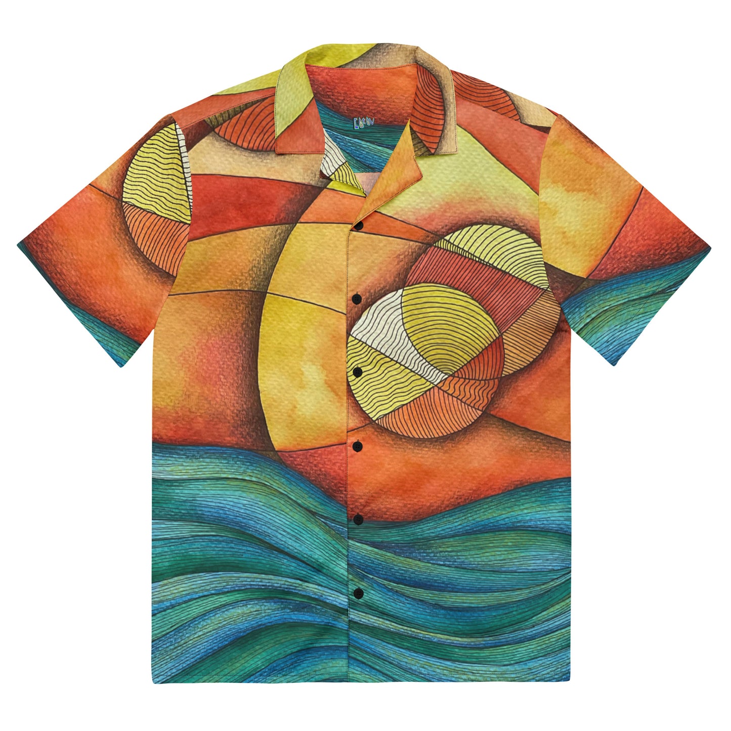 Sunset button shirt
