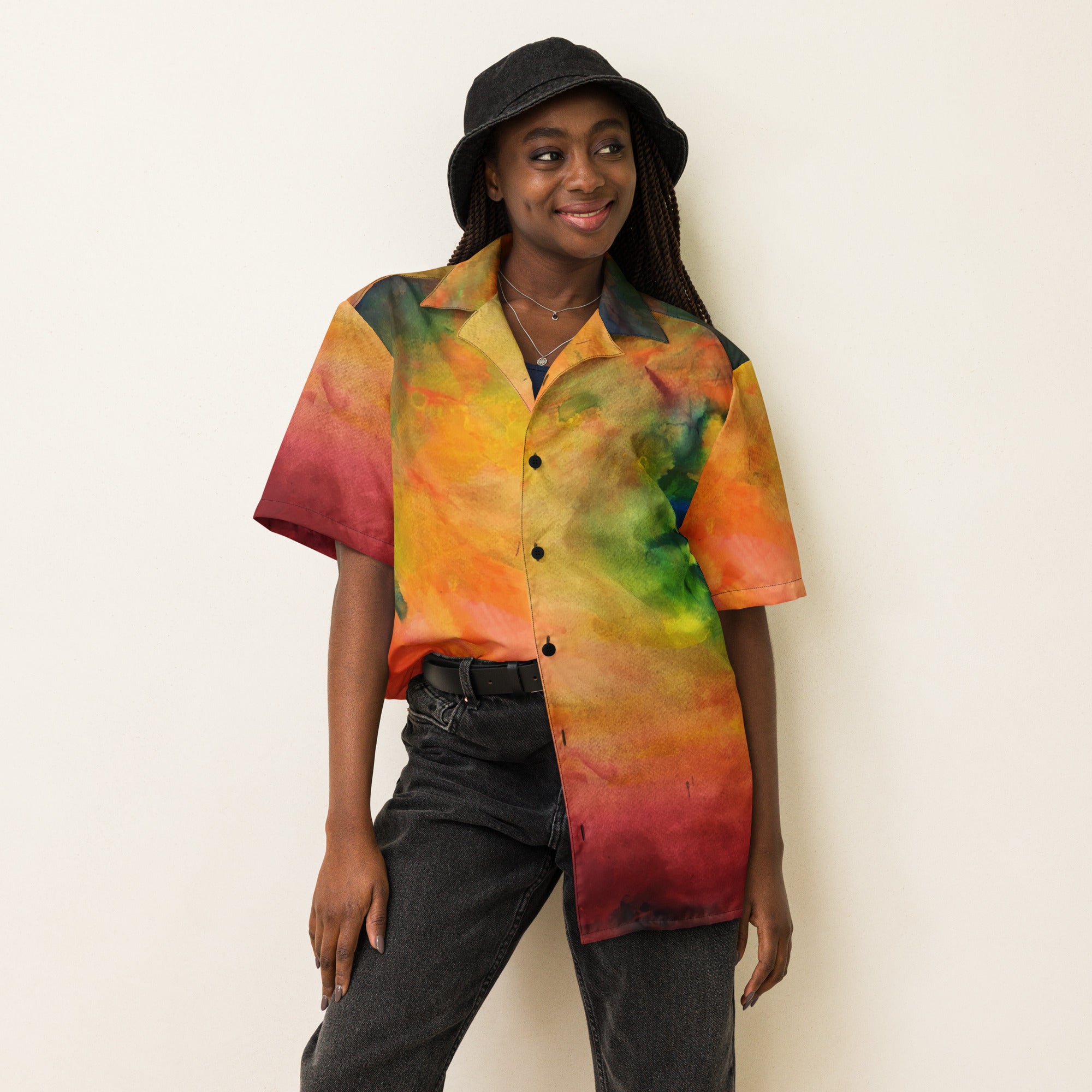 Ink soul button shirt