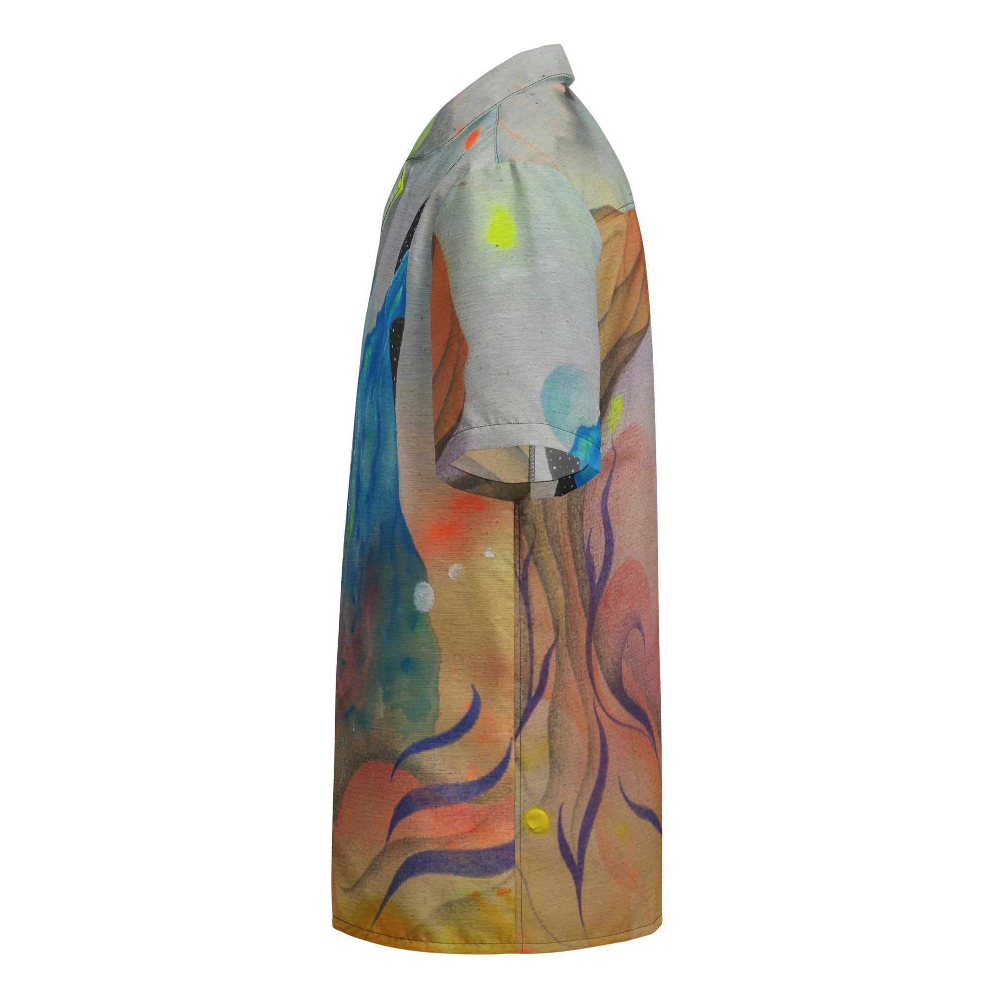 Cosmic teapot button shirt