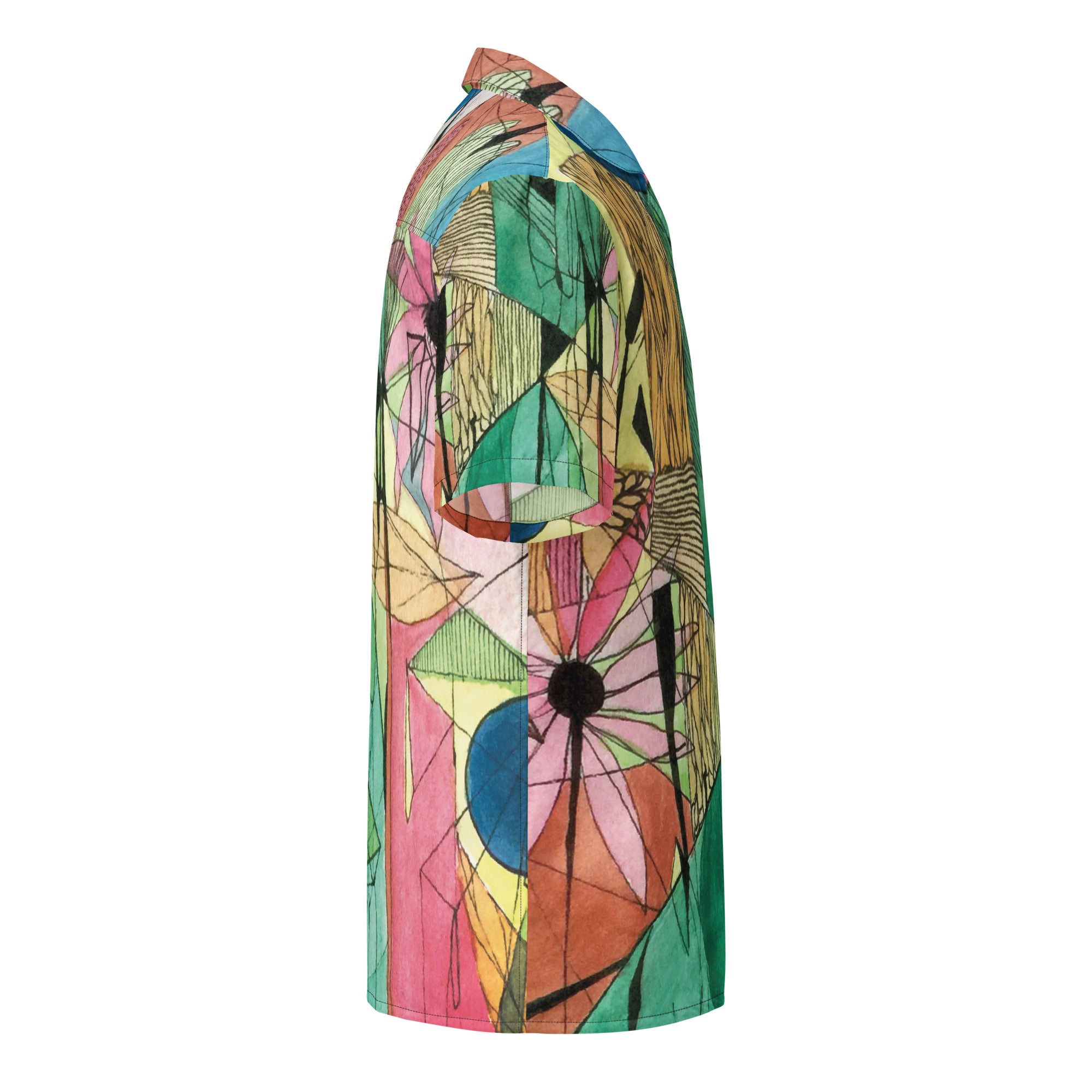 Flowers button shirt