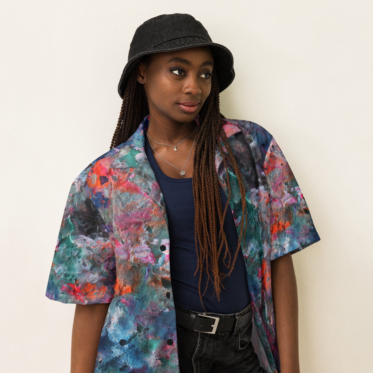 Clouds button shirt