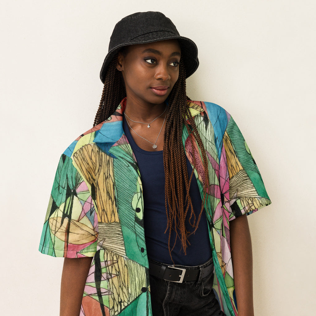 Flowers button shirt