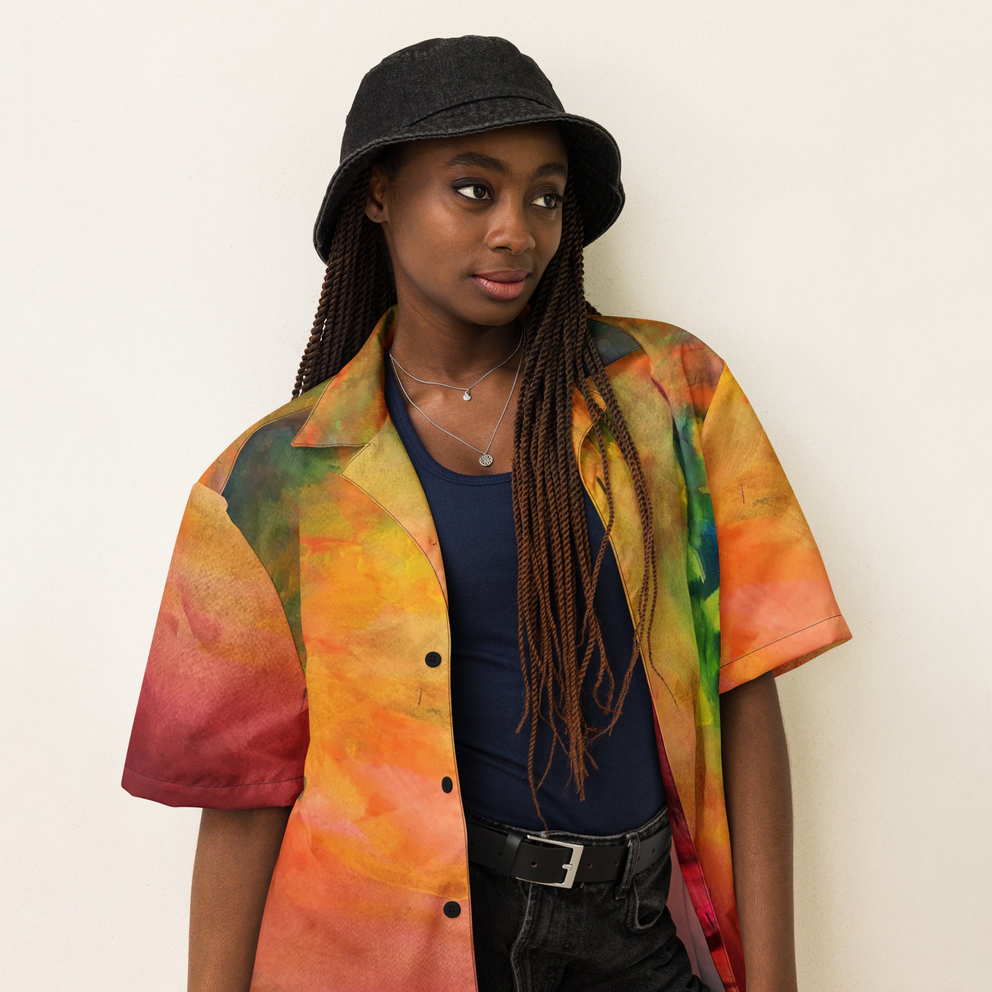 Ink soul button shirt