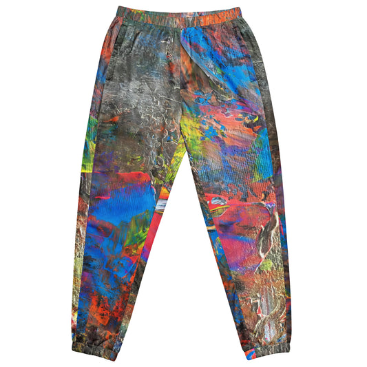 Neon track pants