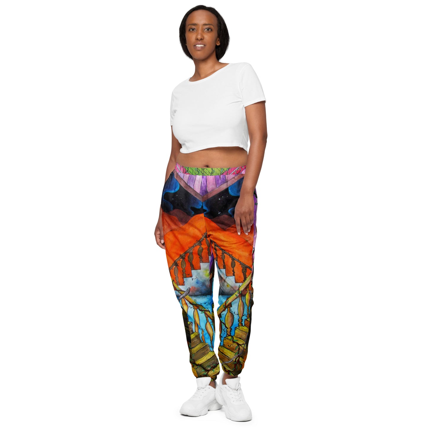 Stairs track pants