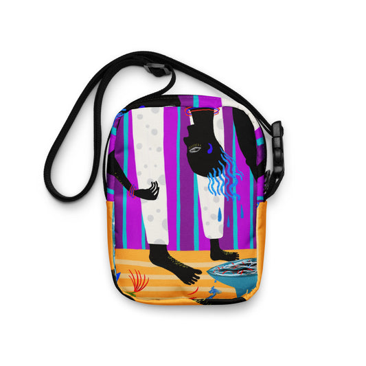 Hair crossbody bag
