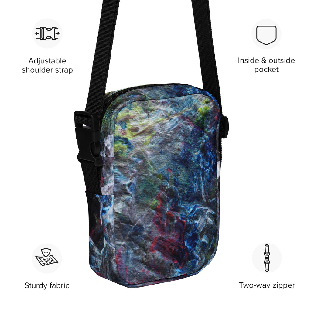 Petroleum crossbody bag