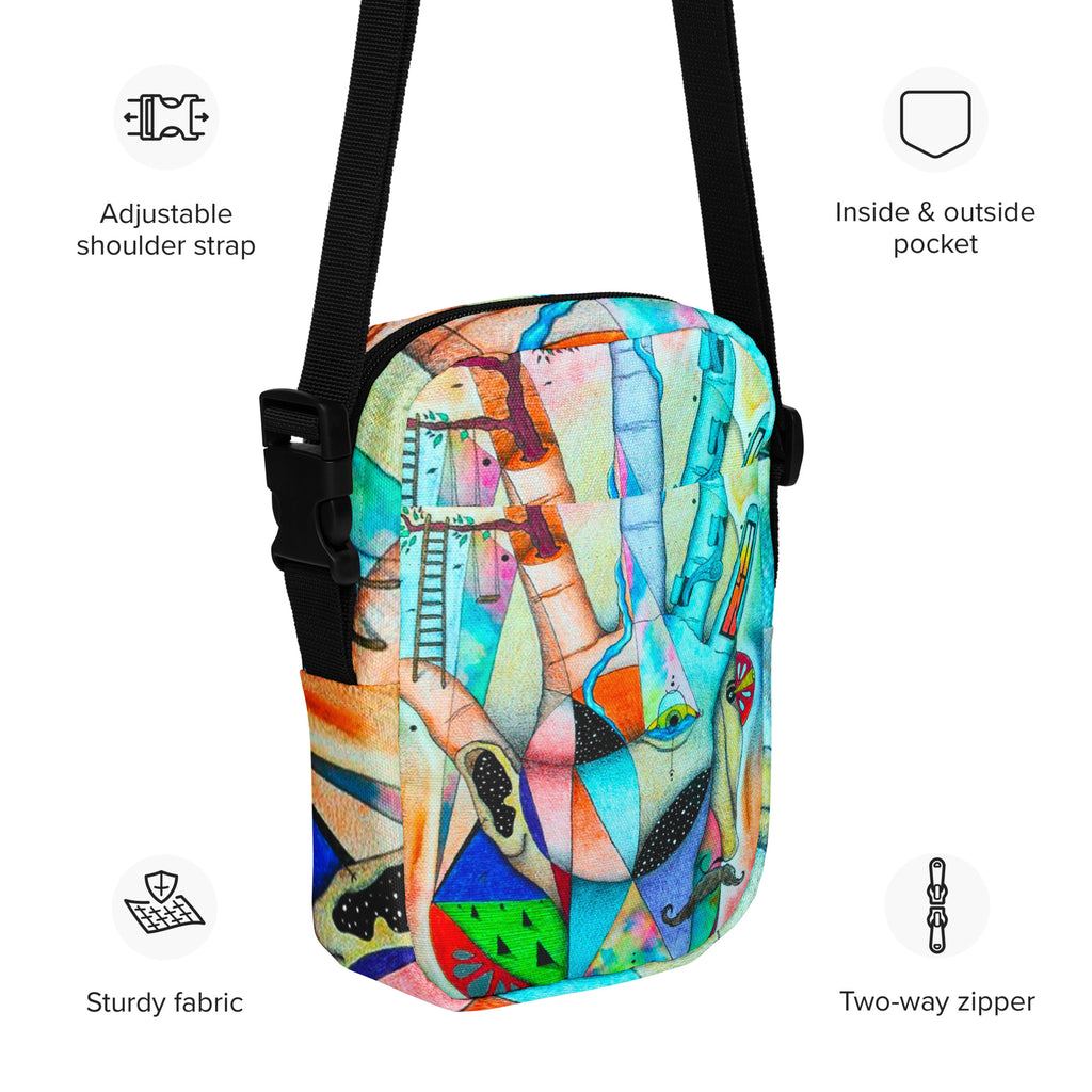 Elemental crossbody bag