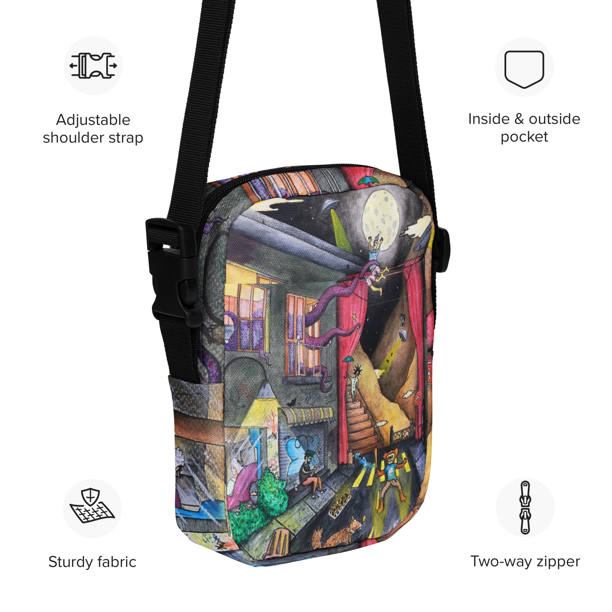 The movie crossbody bag