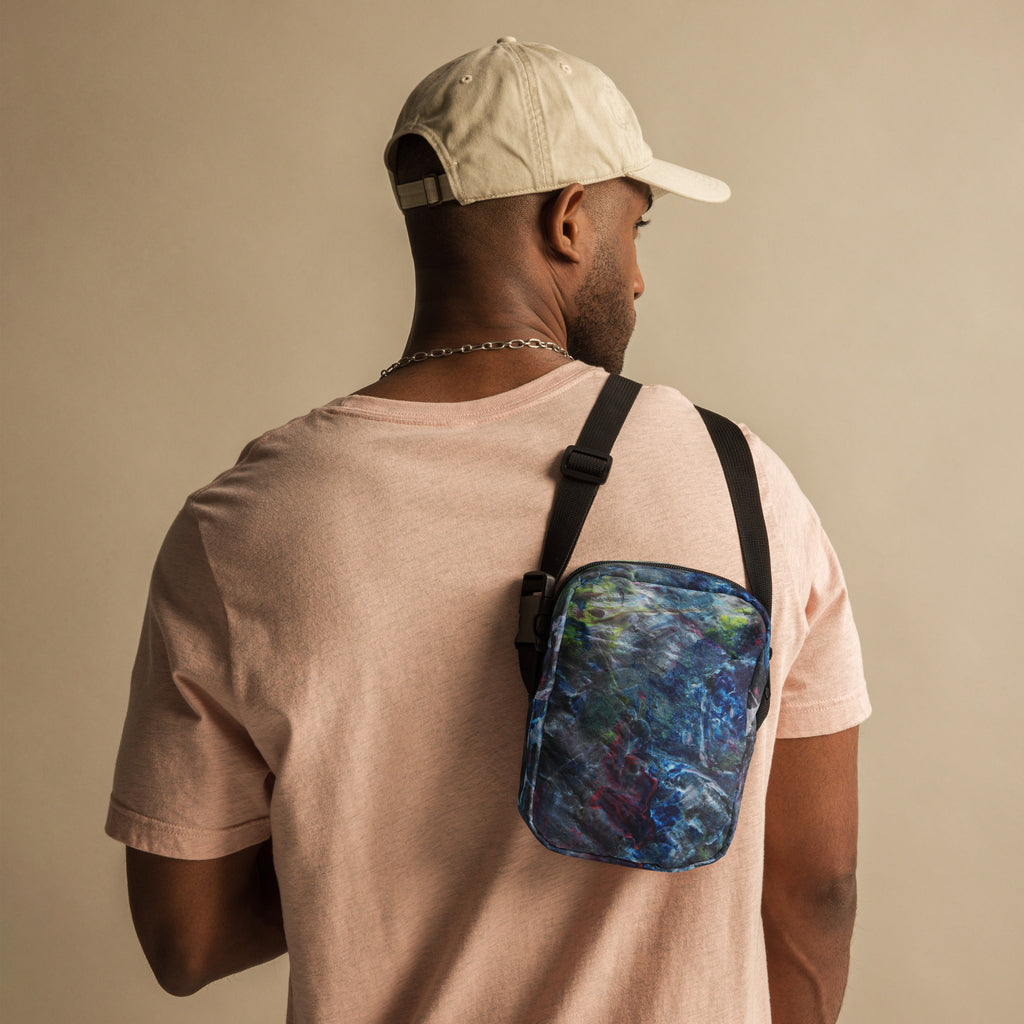 Petroleum crossbody bag