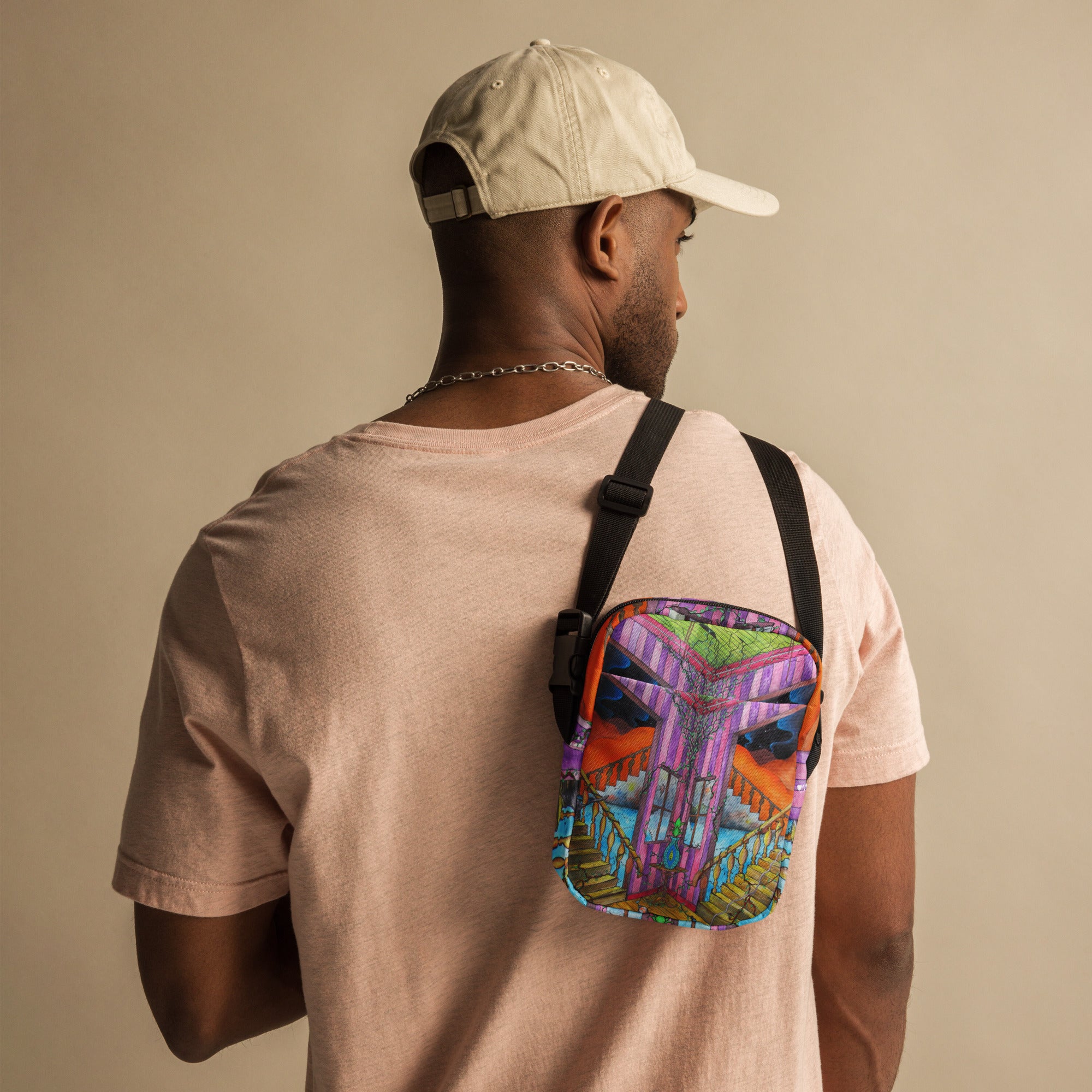 Stairs crossbody bag