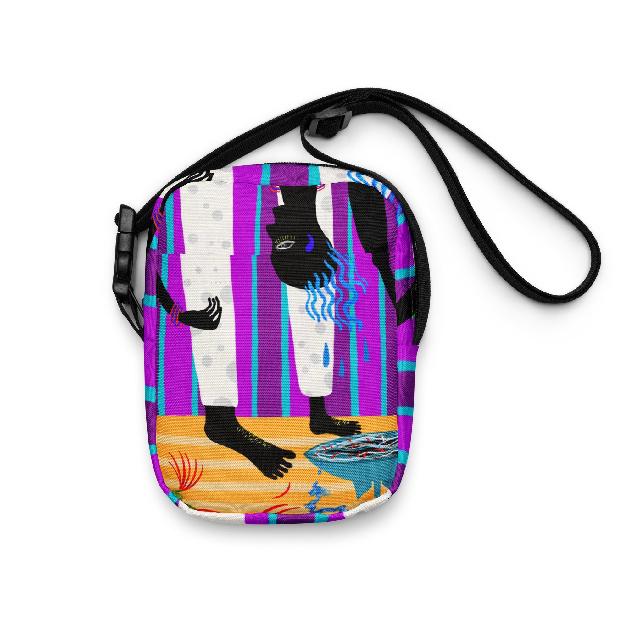 Hair crossbody bag
