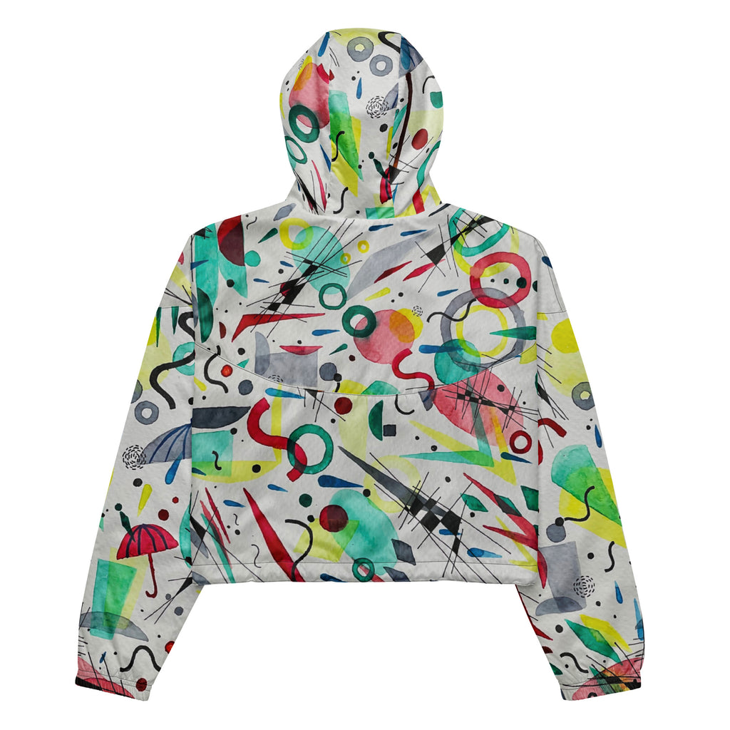Kitchen rain cropped windbreaker