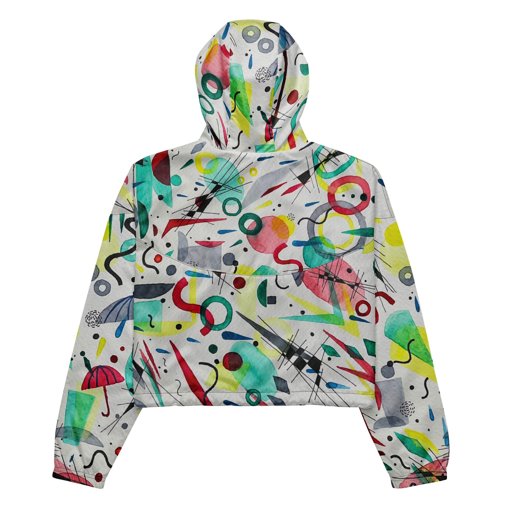 Kitchen rain cropped windbreaker